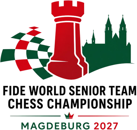 Logo FIDE World Senior Team Chess Championship Magdeburg 2027